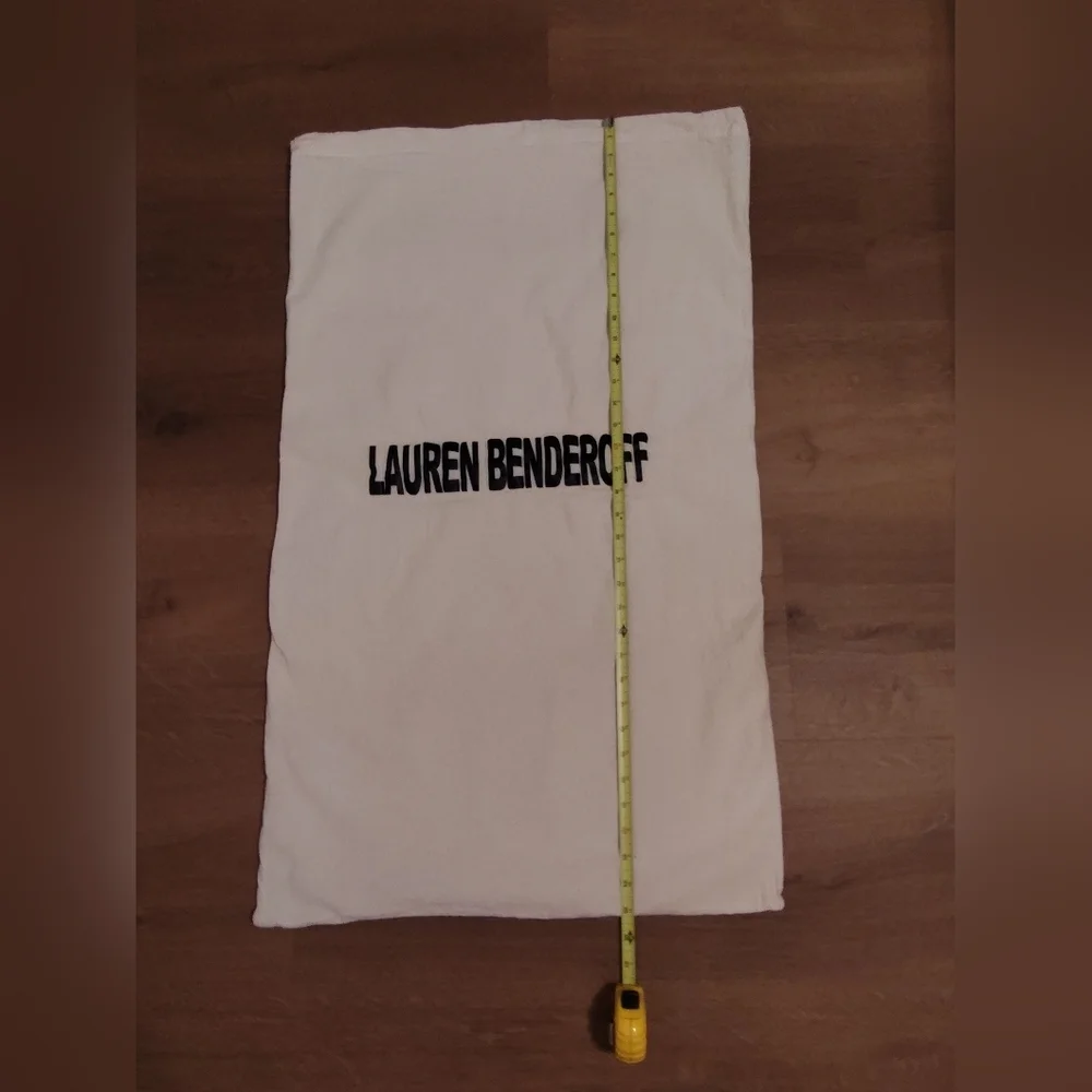 LAUREN BENDEROFF Extra Large Natural Cotton Dust Bag 35